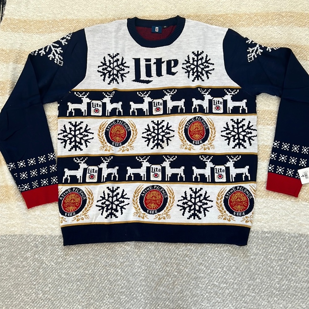Millerlite sweater new xxl